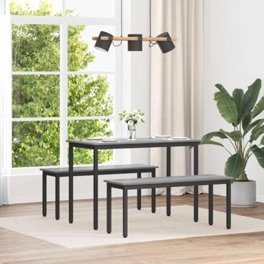 Klupa 110 x 35 x 45 cm, konstruirano drvo, siva Sonoma