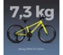 BEANY Dječji bicikl Zero 20 inča, 7,3 kg, žuti
