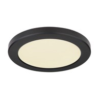 GLOBO Stropna lampa LED 18W 230V 1420lm CCT 3000-6500K 22cm, Lasse, crna