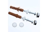 ENPRO Set za montažu WC školjke WC fixing kit 6x80 mm, bijela/krom