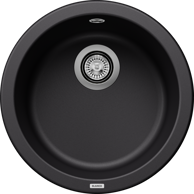 BLANCO Sudoper RONDO SILGRANIT, crni