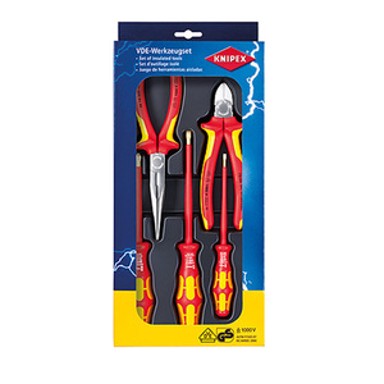 KNIPEX Kliješta i odvijači u setu, 1000 V, 3+3 komada