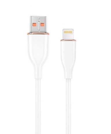 USB-A na 8-pin kabel za punjenje i prijenos podataka, bijeli