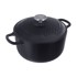 ORION Lonac od lijevanog željeza s poklopcem prikladni za indukcijsko kuhalo 3,3 l LITINA SMALT