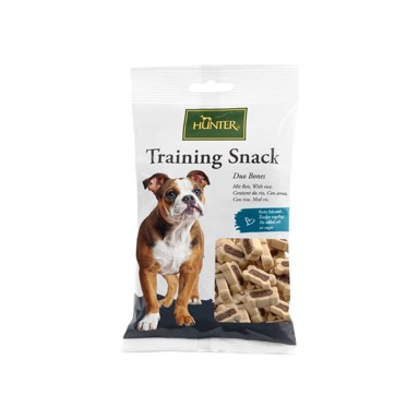 HUNTER Poslastica za pse Training Duo Bones janjetina/riža 200 g