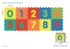 Edukativna podloga za igru, Puzzle brojevi