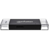 MANHATTAN Čitač kartica 102735 USB Type-A/Type-C, crno-prozirni