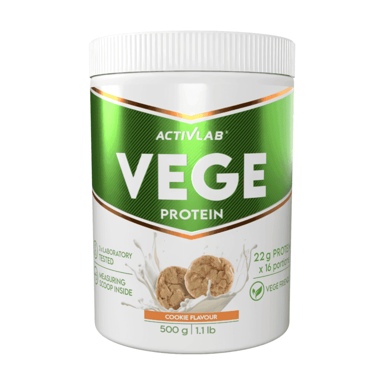 ACTIVLAB Biljni proteini Vege Protein, cookie okus, 500 g