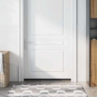 Brtva s četkom za vrata, 6 kom, 100 x 3 cm, aluminijska legura, srebrna