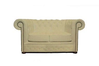 CHESTERFIELD Dvosjed First Class Leather, 2-sjedišta, Vanilla