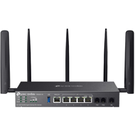 TP-LINK Router Omada DR3650V-4G, Wi-Fi 6, 2402 Mbit/s, Gigabit Ethernet, 4G, crna