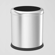 GEPARD SANITARY Kanta za smeće bez poklopca 5L, inox