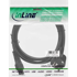 INLINE Kabel za napajanje 16656T, utikač tip F, 0,3 m, crna