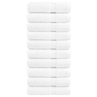 SOLUND Ručnici za tuširanje, 10 kom, 70 x 140 cm, 600 gsm, bijeli