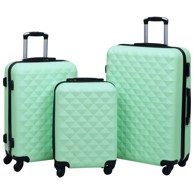 Set kovčega, 3-dijelni, ABS, menta