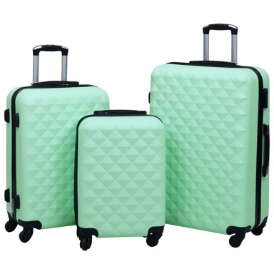 Set kovčega 3-dijelni ABS, menta