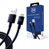 3MK USB-A na Micro USB kabel 1,2 m 2,4 A