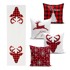 MINIMALIST CUSHION COVERS Set od 4 božićne jastučnice i gazišta na stolu navlake za jastuke Božićni tartan