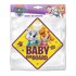 Znak Baby on board, Paw Patrol žuto-ljubičasti