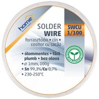 HOME Tinol za lemljenje, Ø1.0 mm, 100g - SWCU 1/100