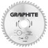 GRAPHITE Widia list kružne pile, 185 x 30 mm, 48 zuba