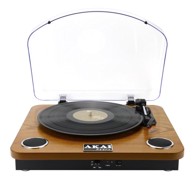 AKAI Gramofon s ugrađenim zvučnicima ATT-11BTN, USB, SD, BT
