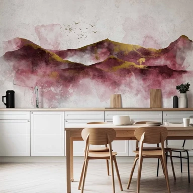Foto tapeta Zlatni sat, treća varijanta, 350x256 cm, vodootporna
