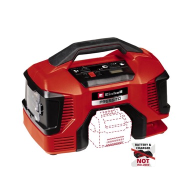 EINHELL Bezuljni kompresor 14L Pressito 18/21, aku