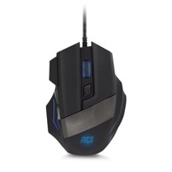 ACT Gaming miš AC5000, RGB, 3200 DPI, crni