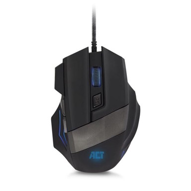 ACT Gaming miš AC5000, RGB, 3200 DPI, crni