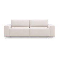 MICADONI HOME Bež sklopiva sofa 247 cm Jodie, 247x107x86 cm