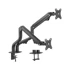 GEMBIRD Podesivi stolni nosač MA-DA2-02 za dva monitora (nagib), 17”-32”, do 8 kg