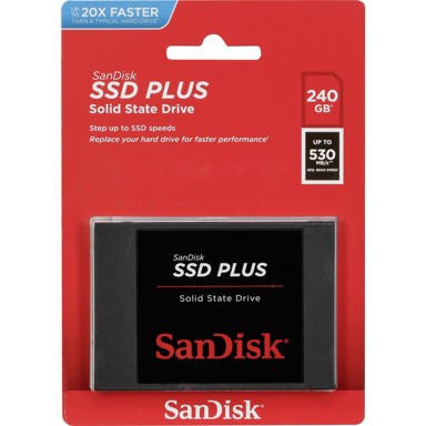 SANDISK SSD disk Plus 240GB Čitanje 530 MB/s SDSSD diskA-240G-G26