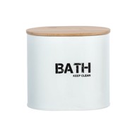 WENKO Bijela kupaonska kutija s poklopcem Gara