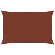 Jedro protiv sunca od tkanine Oxford pravokutno 3x5 m terakota