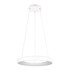 TRIO Bijela LED viseća svjetiljka s mogućnosti zatamnjivanja s metalnim sjenilom ø 62 cm Cardona 