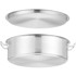 HENDI Niski lonac Budget Line s poklopcem 15,8 l promjer 380 x 139 mm