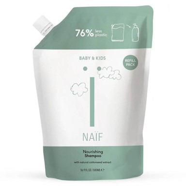 NAÏF Refil dječji hranjivi šampon za kosu, 500 ml