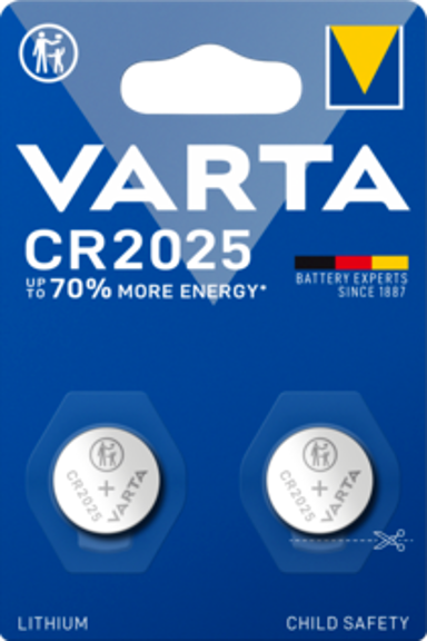 VARTA Baterije Cr2025, 2 komada