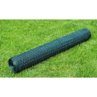 Žičana mreža od čelika s PVC oblogom za kokoši 25 x 0,75 m zelena