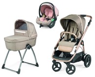 PEG PEREGO Dječja kolica Veloce Belvedere TC Lounge 3u1, modularni sustav, bež