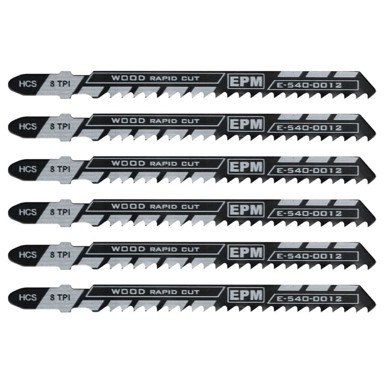 Listovi za ubodnu pilu T111C E-540-0012, za drvo, 74 mm, 8 TPI, 5 kom.