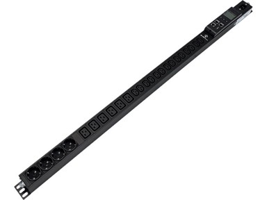 SMART RACK 42U razvodna letvica 1f - 14xIEC C13 + 6xIEC C19 + 4xCEE 7/5, AVIZIO POWER