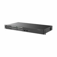 RUIJIE REYEE Mrežni prekidač Giga 16×PoE + 2×SFP metalno rack kućište RG-ES118GS-PL