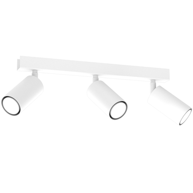 Stropna svjetiljka Hudson, 3xGU10, bijela