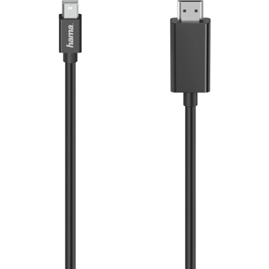 HAMA Mini DisplayPort na HDMI adapter 00200711, 1,5 m, crni
