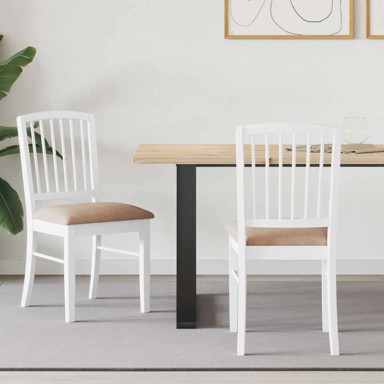 Trpezarijske stolice, 2 kom, 50x52, 5x91cm, bijele