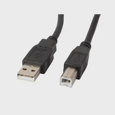 LANBERG USB kabel CA-USBA-11CC-0010-BK, USB 2.0, USB B, crni, 1m