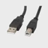 LANBERG USB kabel CA-USBA-11CC-0010-BK, USB 2.0, USB B, crni, 1m