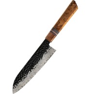 Damaskasti kuhinjski nož Ze-37430 Santoku Kp37430, smeđi